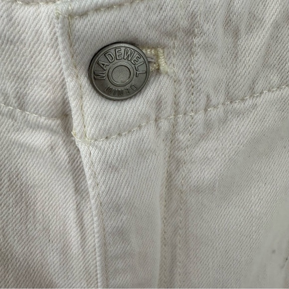 Madewell wide leg sweep ivory Denim Trousers 27 - Picture 7 of 13